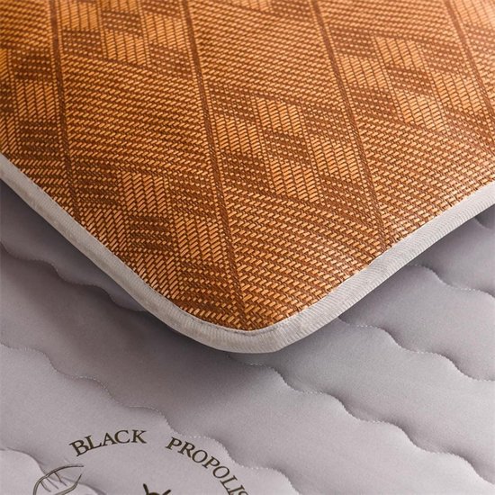 Japanse vloermatras - Opvouwbaar futon - Comfortabel slapen - Huidvriendelijke flanel - 90 x 200 cm - Wit — afbeelding 2