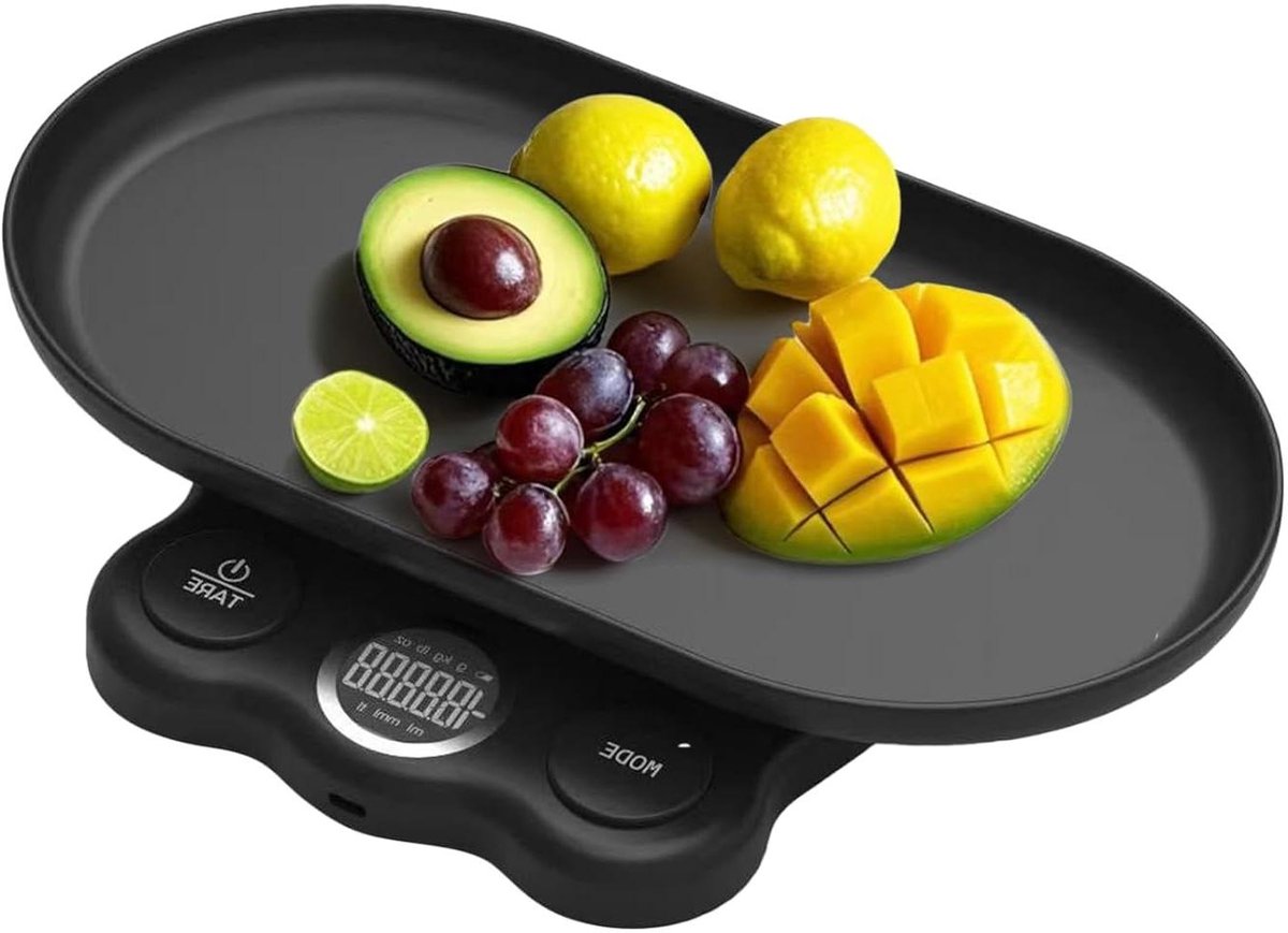 Huisdier Weegschaal - Kleine Huisdieren - Gewicht Monitoren - Constante Nauwkeurigheid - 15 kg Capaciteit - Zwart