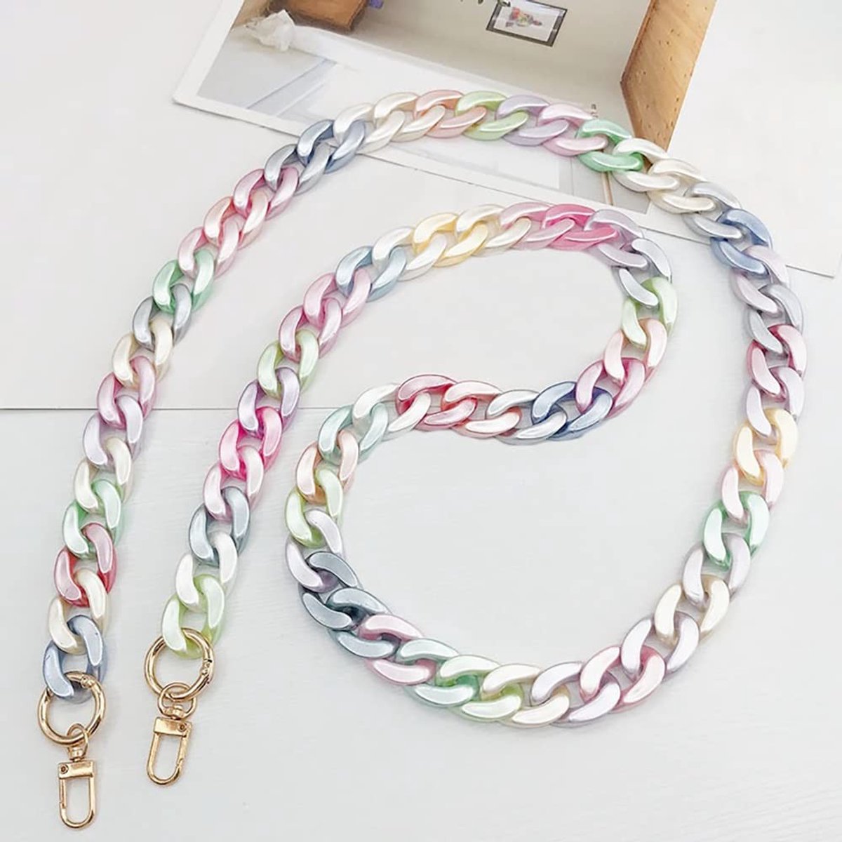Dailygoods - Universele Telefoonketting voor Mobiele Apparaten in Verschillende Kleuren