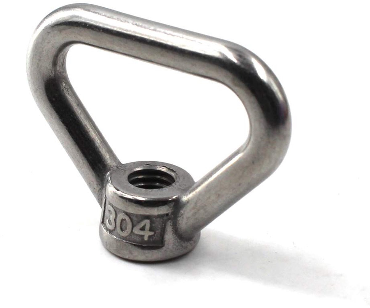 Dailygoods - Dailygoody - M20 Hijsmoer Ring - Draad oogmoer - Duurzaam 304 roestvrij staal - Geschikt voor diverse toepassingen - Perfect voor home verbetering - P.