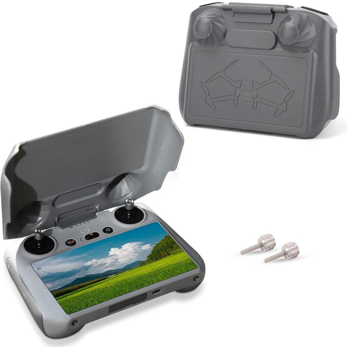 Dailygoods - Zonnekap voor DJI Mini 3 Pro RC Afstandsbediening met 2 Niveaus