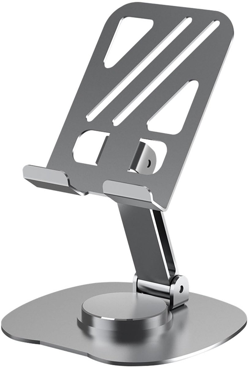 Dailygoods - Verstelbare Aluminium Telefoonstandaard met 360 Graden Rotatie