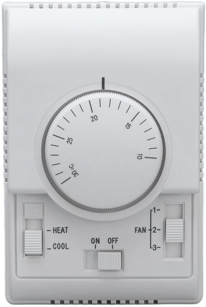 Dailygoods - Mechanische Thermostaat voor Verwarming en Koeling