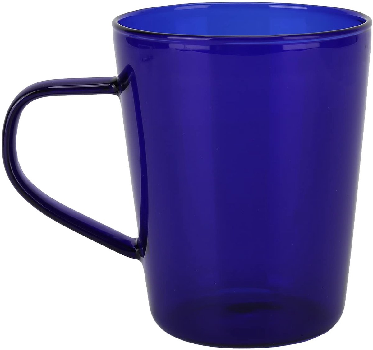 Dailygoods - Hoge Borosilicaatglas Koffiemok 380ml met Handgreep