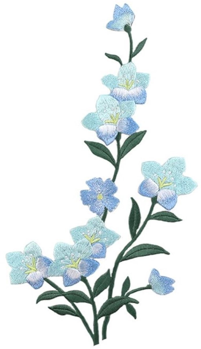 Dailygoods - Geborduurde Bloemenpatch voor Opstrijken