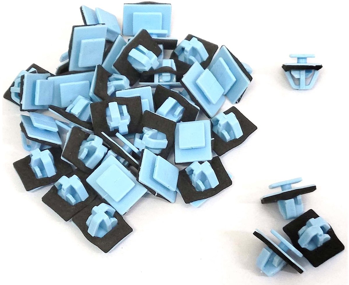 Dailygoods - 100 Stuks Wielboog Trim Clips voor Deur en Moulding Sluiting
