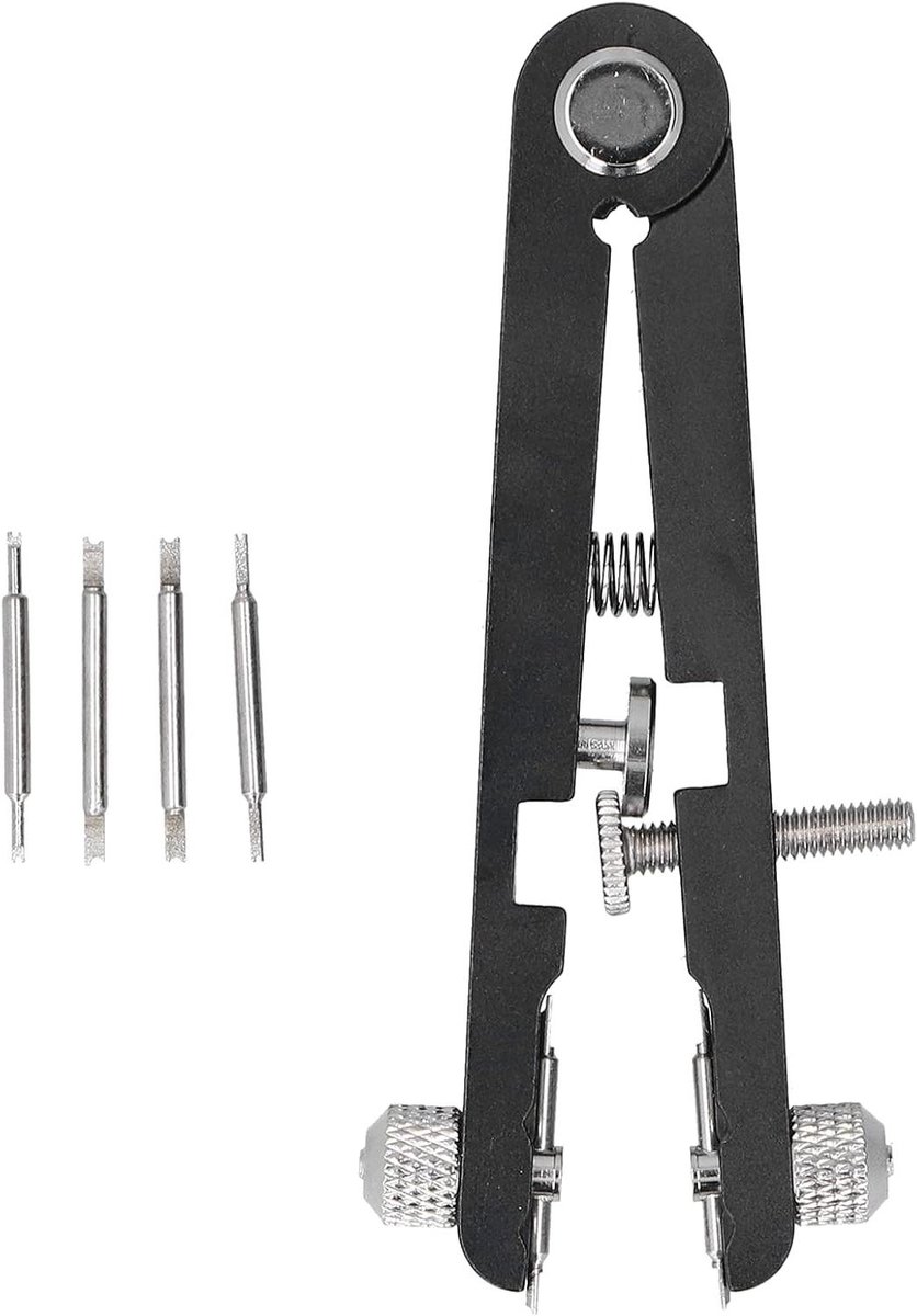 Horlogeband Gereedschap - Reparatieset - Horloges Repareren - V-vormige Tang - 98 mm Lengte - Zwart