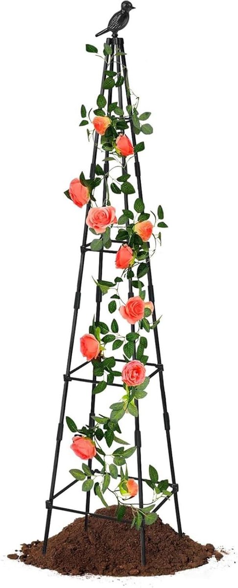 Klimrek Voor Planten - Plantensteun Hekwerk - Planten Ondersteunen - Verstelbare Hoogte -