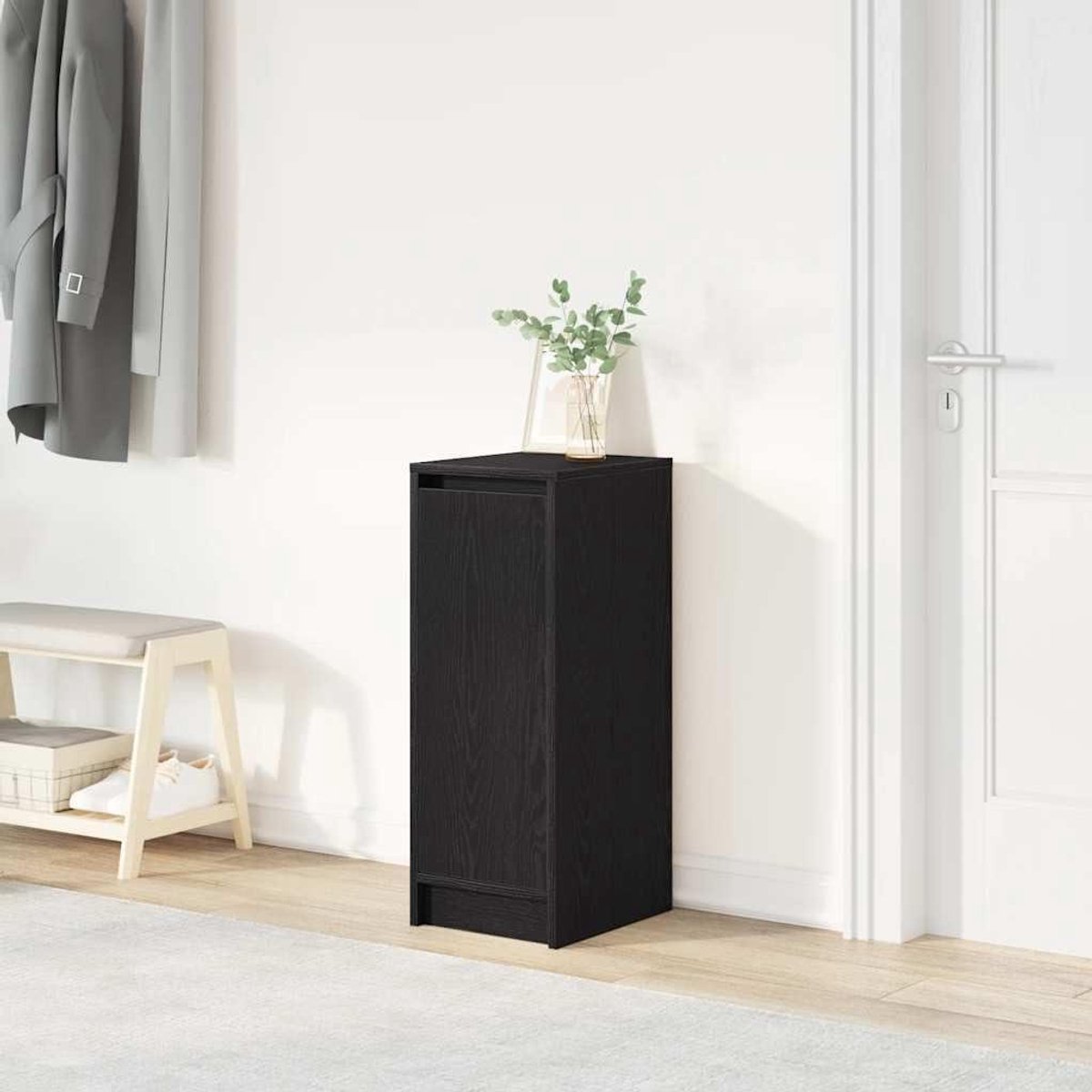 Schoenenkast - Schoenenrek opbergkast - Schoenen opbergen - Praktische deuren - 76 cm hoog