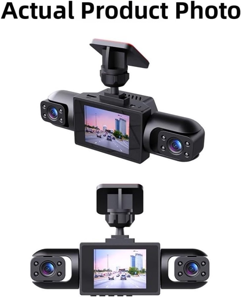 Auto Dashcam - 4 Camera Systeem - Veilig Rijden - 360 Graden Zicht - 3.16 Inch Scherm - Zwart – foto 4