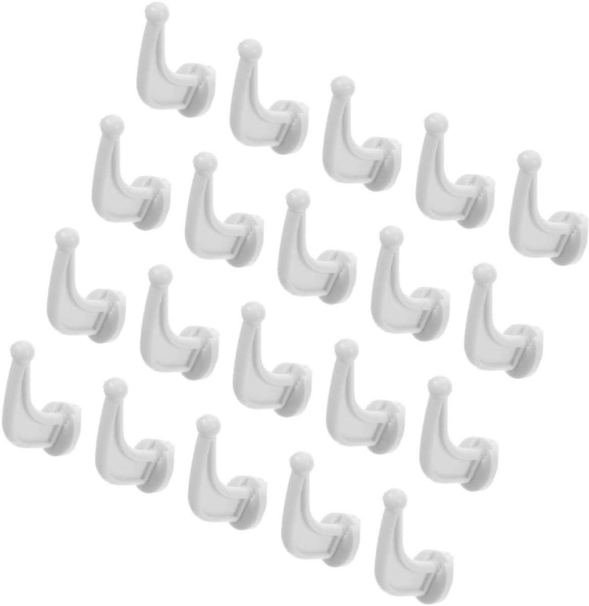 Kleding Haken - Radiator Hangers - Ruimte Besparen - Geen Gaten Nodig - 20 Stuks - Wit