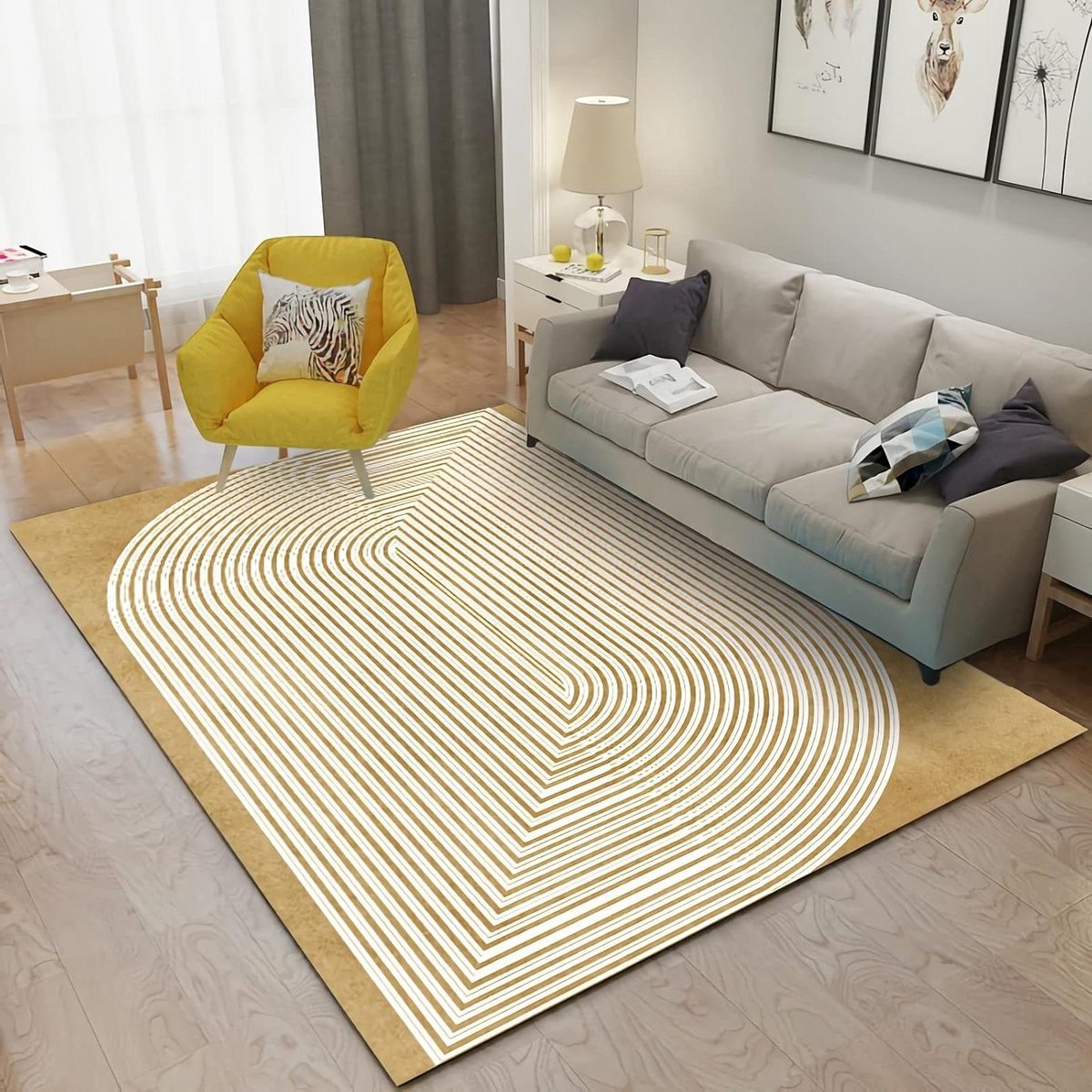 Woonkamer Tapijt - Zachte Vloerbedekking - Interieur Decoratie - Antislip Onderkant - 200x