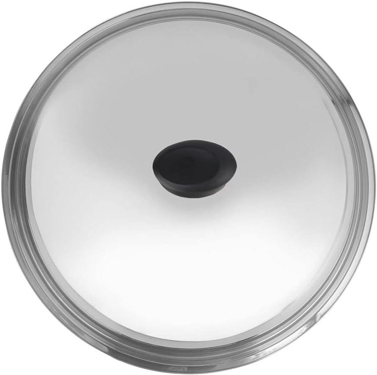 Pan Deksel - Universeel Deksel - Koken en Bakken - RVS Materiaal - 36CM - Zilver