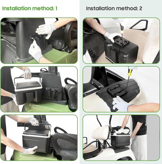 IJskoeler Trolley - Koelbox Wagen - Drankjes Koel Houden - Superieure Isolatie - 6L Capaciteit - Zwart — afbeelding 3