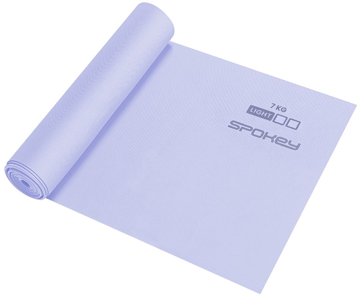 Spokey RIBBON TEX Weerstandsband - Paars - 200 x 15 cm - 7 kg weerstand - Geschikt voor krachttraining en yoga