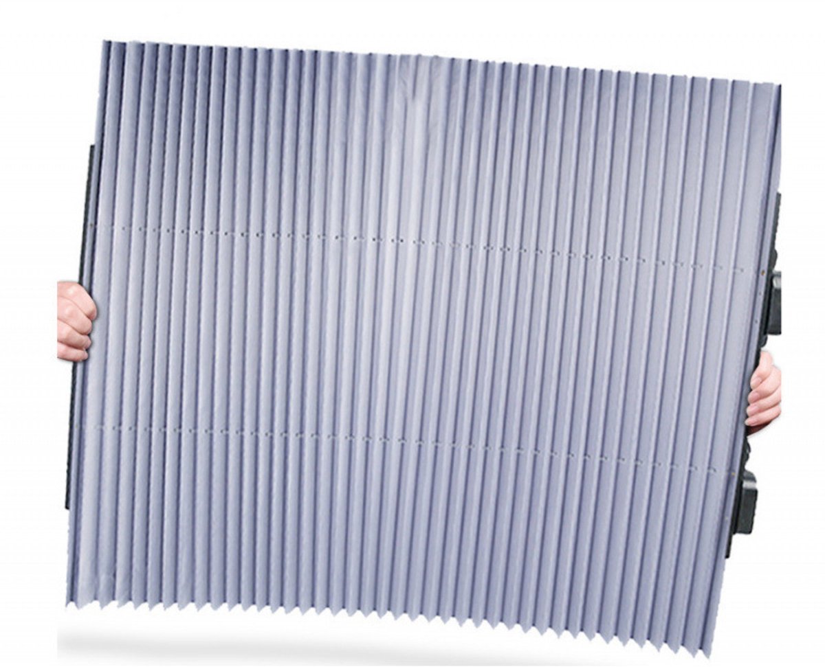 VHV - Verduisterend rolgordijn - Rolgordijn verduisterend - Zonnescherm raam - Met zuignappen - Zonder boren - Thermisch - Voor dakraam en slaapkamer - Set van 3 - Zwart / Zilver / Blauw thumbnail 4