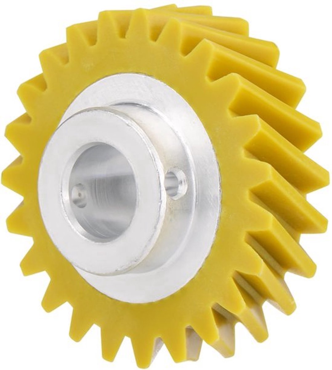 W10112253 Wormwiel - Vervangingsonderdeel Voor Mengmachine - Nylon en Aluminium