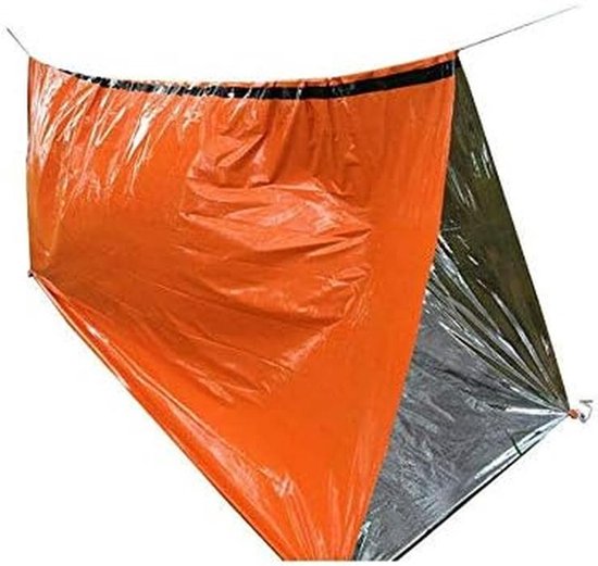 Slaapzakken Buiten - Kampeerzakken Set - Outdoor Avontuur - Waterdicht Ontwerp - 2 Stuks - Oranje — afbeelding 3