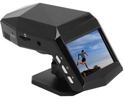 Dailygoods - Dashcam Vooraan Achter - 10 MP HD Nachtzicht - 2,0 Inch Display - Parkeerbewaking - Mobiele Detectie - Infrarood Verlichting - Geschikt v