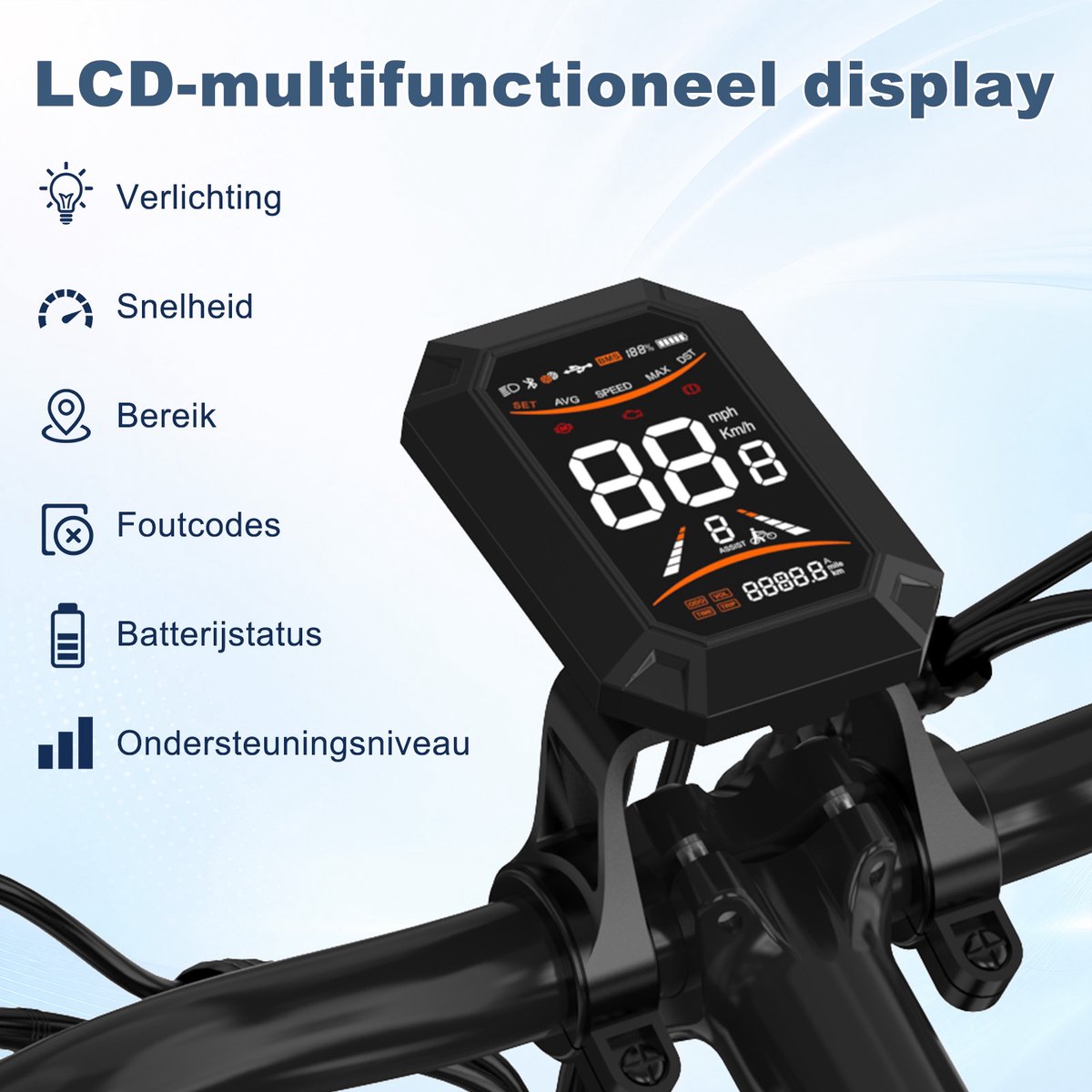 Hitway Elektrische Fiets BK15 Pro - 27.5 Inch City Commuter EBike met Afneembare 36V 13Ah Lithium Batterij - Mountain E-Bike met 250W Motor - 7 Versnellingen - IP54 Waterdicht - Elektrische Fietsen – foto 2