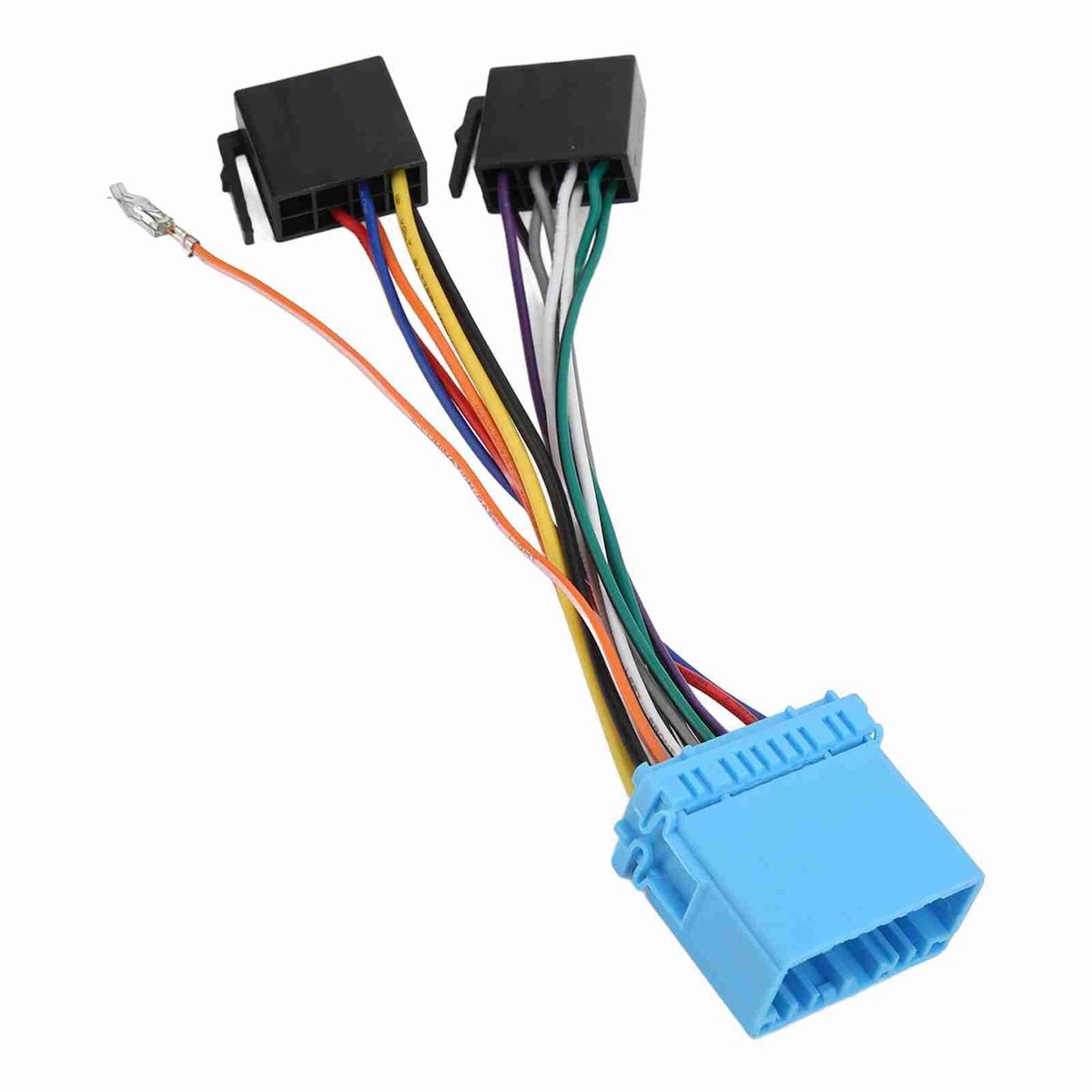 Dailygoods - ISO Radio Harness Aansluitkabel - Hoogwaardige ABS Connector - Geschikt voor Auto Stereo - Betrouwbare Verbindingskabel - Ideaal voor Gel