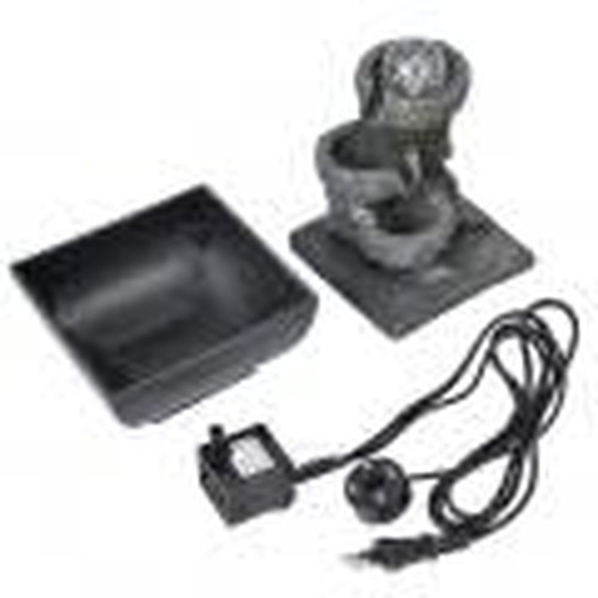 Dailygoods - Desktop Fountain - Waterpomp - Eenvoudig te installeren - 120*3mm - LED-verlichting - Perfect voor thuis of op kantoor - Stil en praktisc
