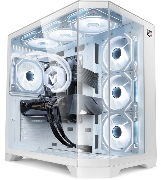 Vibox Gaming PC - Ryzen 7 7800X3D - RTX 5070 - 32GB DDR5 RAM - 1TB SSD - Windows 11 - WiFi 6 + Bluetooth 5.4 - Waterkoeling