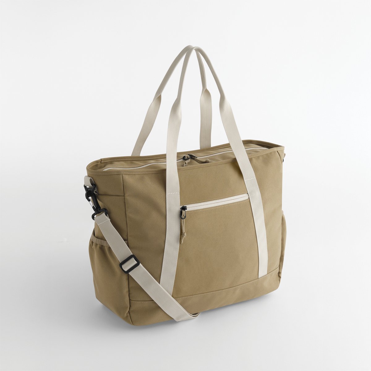 Cabas Tas Ramble - Shopper - Cabas Tas - Lichtgewicht - Ruim Hoofdvak - zand kleur