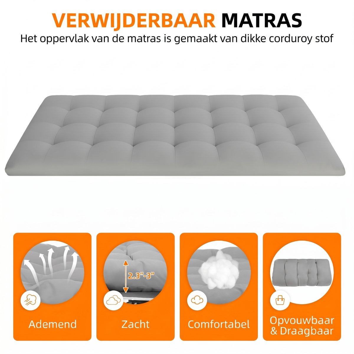 Opklapbaar Veldbed voor Volwassenen thumbnail 2