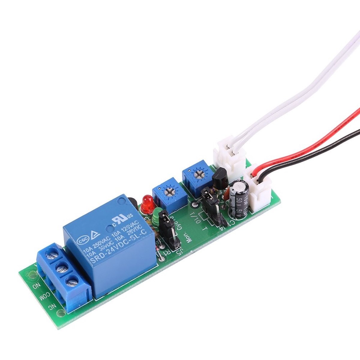 Livia home - DC 12V 24V Timer Module - Verstelbare Cyclus - Vooruitstrevend Design - Meerkleurig - Voor Elektronische Toepassingen - Perfect Voor Thui