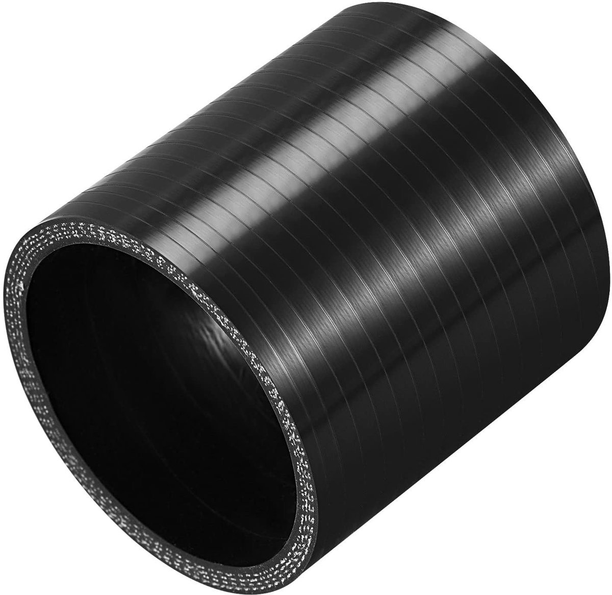 Jhubersproducts - Universele Auto Koppeling - Siliconen Turbo Pijp - Zwart - 60mm - Hoogwaardige Vervangingspijp - Geschikt voor Turbo's - 76mm