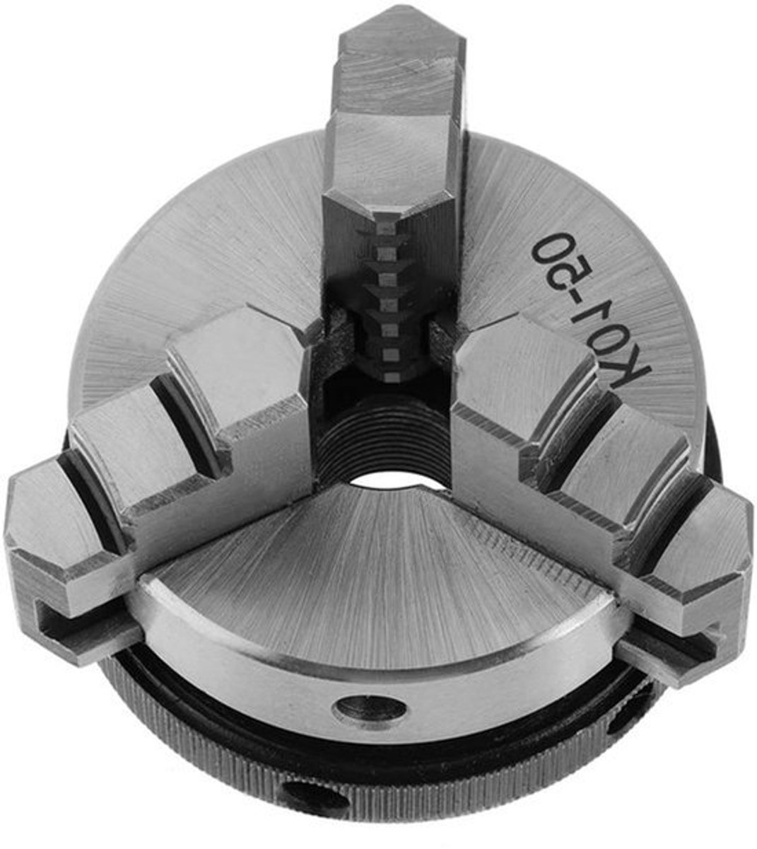 Scroll Chuck 50mm - Draad- en Cilinderbevestiging - Slijtvast voor Metaalbewerking
