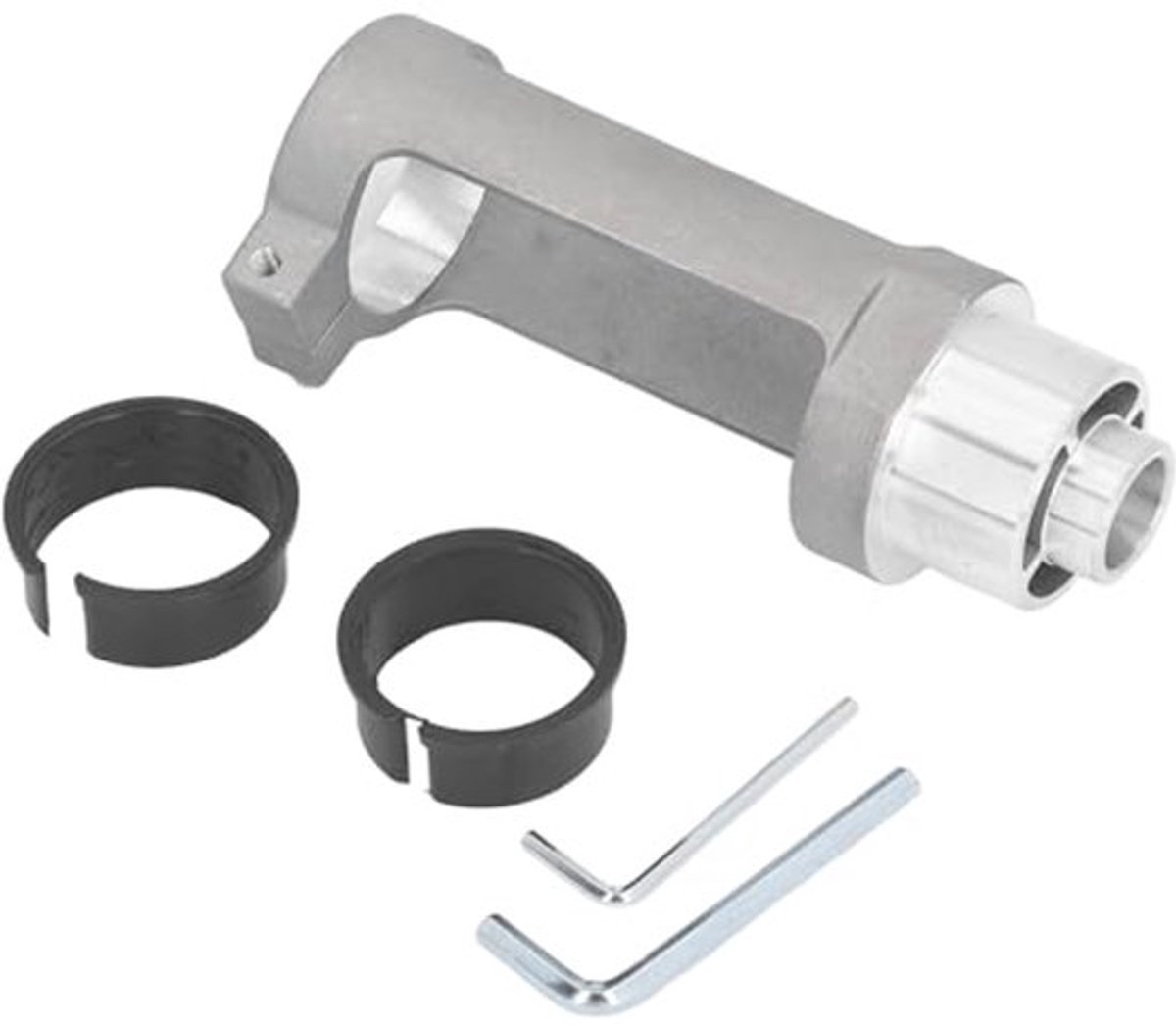 Boormachine Adapter met Vierkant Gat, Adaptor voor Houtbewerking, Vierkante Boor, Aluminium Draagbare Boor Adapter, Boormachine Adapter, Pin Bevestiging voor Bouwplant