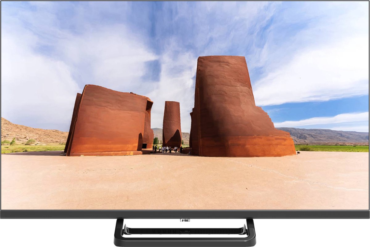 Koorui Smart TV - Tizen TV by Samsung - LED Full HD - 32 inch/81 cm - Streaming apps - AirPlay - Hotelmodus - HDMI x3, USB x2, CI+ - Tripple Tuner DVB-T/T2/S/S2/C - Frameless Design - Enkelvoudige standaard - Geassembleerd in Nederland- K32Q1H-T8M