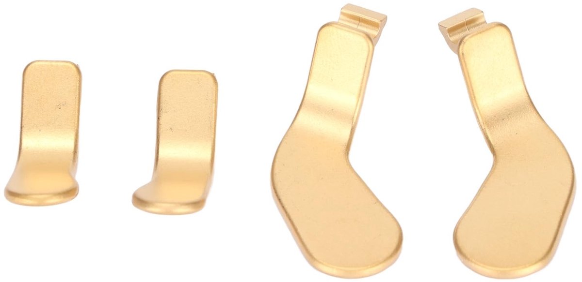 Jhubersproducts - Reserveonderdelen Controller - Vervangende Knoppen - Nieuwe Look - Goud - Roestvrij Staal - Geschikt voor One Series 2 - 4 Stuks