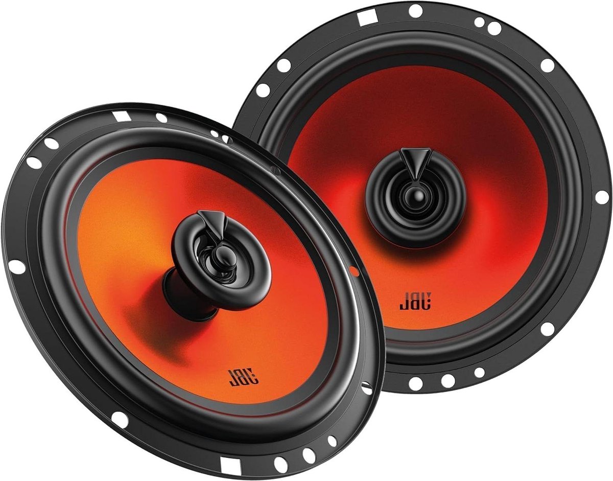 Coaxiale Autoluidsprekers - 2-Weg Systeem - Muziek Luisteren Onderweg - Plus One Woofer Technologie - 6.5 Inch - Zwart