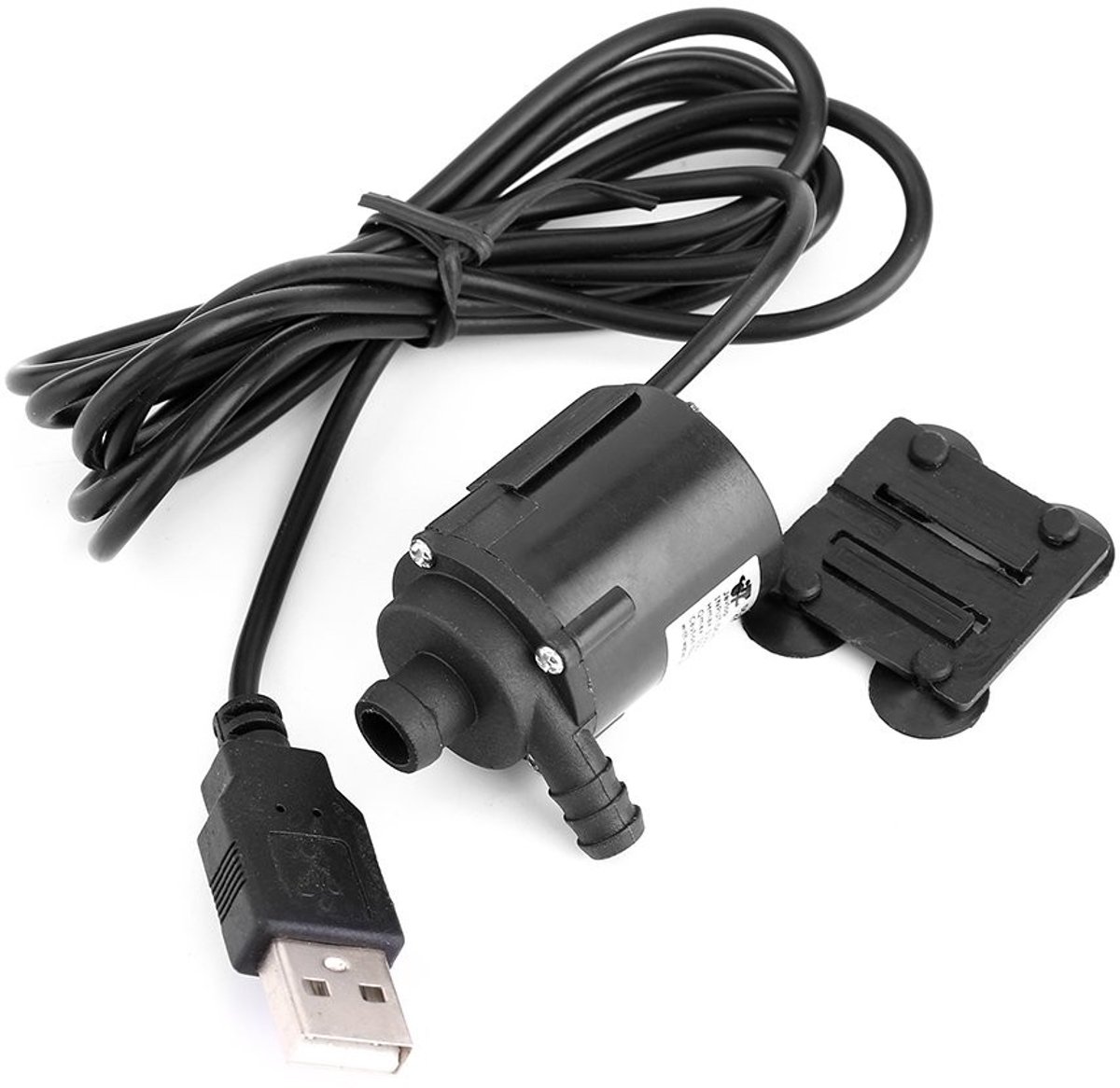 Dailygoods - Mini Submersible Waterpomp - USB Aangedreven 150L/h - Ideaal voor Aquariums - Stil en efficiënt - Compact formaat - Geschikt voor kleine