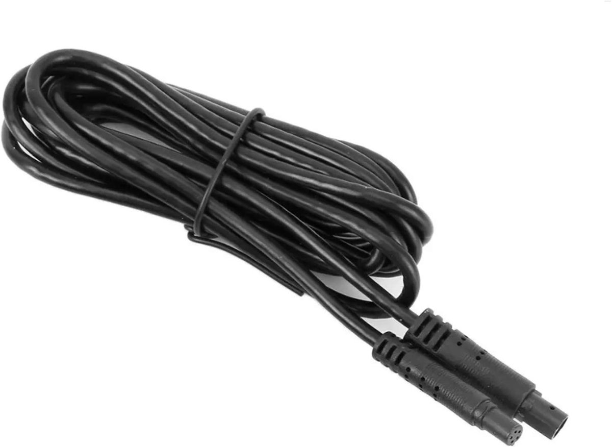 Elzusha - Achteruitrijcamera Verlengkabel - 8.2ft 5Pin - Hoogwaardige ABS-materialen - Zwart - Universele Auto Achteruitrijcamera - Geschikt voor v...