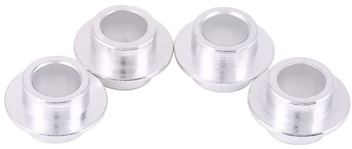 Dailygoods Afstandhouders voor lagers Reserveaccessoires rolschaatsen Duurzaam en praktisch 15 stuks Geschikt voor hockey en fitness Roest Zilver