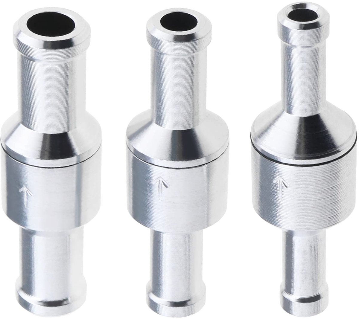 Dailygoods- Terugslagventiel Aluminium - 3 Stuks - 6 mm/8 mm/10 mm - Hoge Sterkte - Voor B