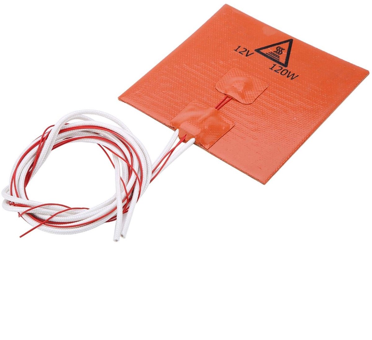 Silicone Verwarmingsmat voor 3D Printers - 12V 120W Hoog Temperatuur Verwarming