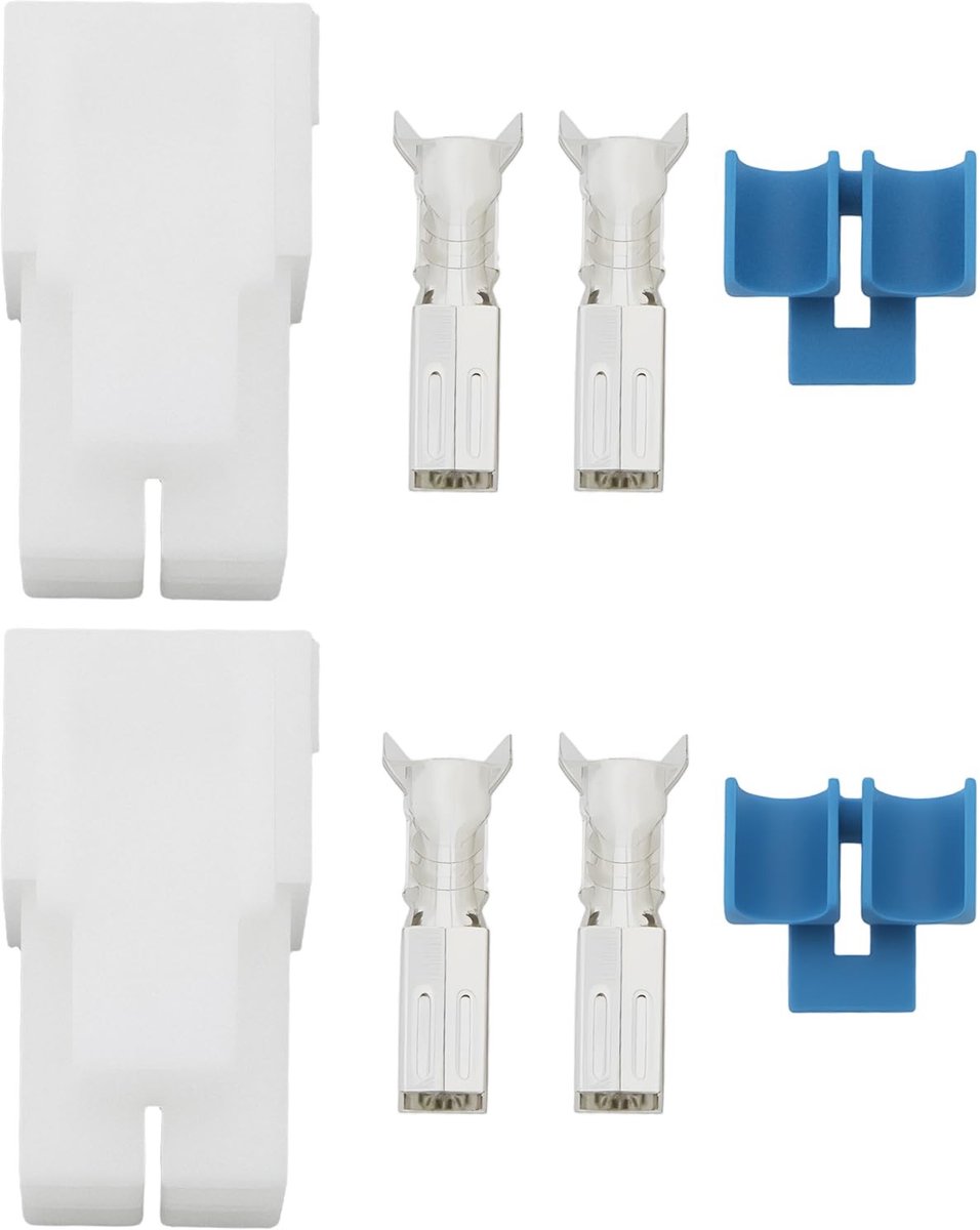 aladdien - Intercom Connector - 4-Pin Stekker - Geschikt voor Yaesu en Kenwood - Compact Formaat - DC Voedingsconnector - Inclusief Terminals - Idea..