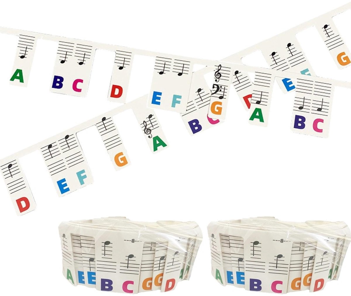 Siliconen Piano Stickers - Herbruikbare Keyboard Stickers voor Beginners - Eenvoudig in Gebruik