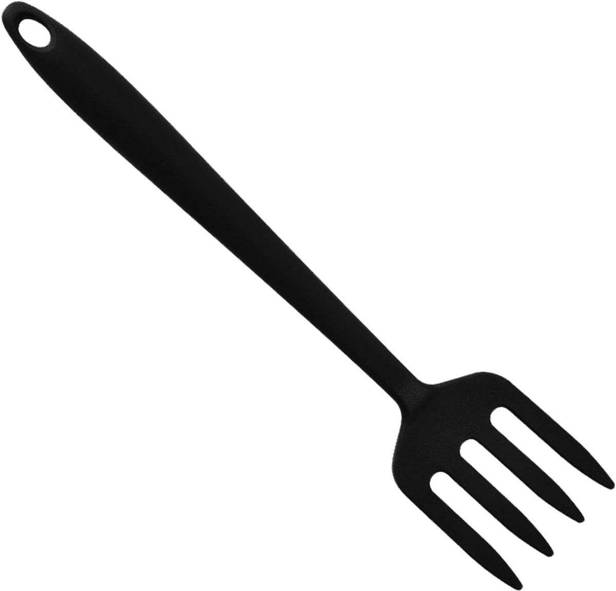 Siliconen serveervork - veelzijdig en krasvrij - 1 stuk - 26 cm