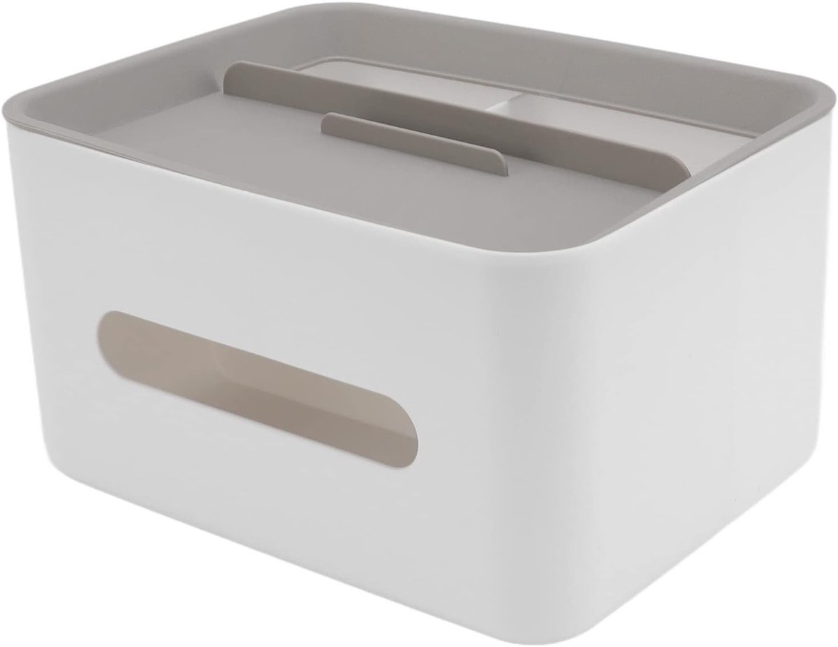 Elegante Rectangulaire Tissue Box Cover van Plastic voor Multifunctioneel Gebruik in Huis en Kantoor, Perfect als Cadeau voor Valentijnsdag