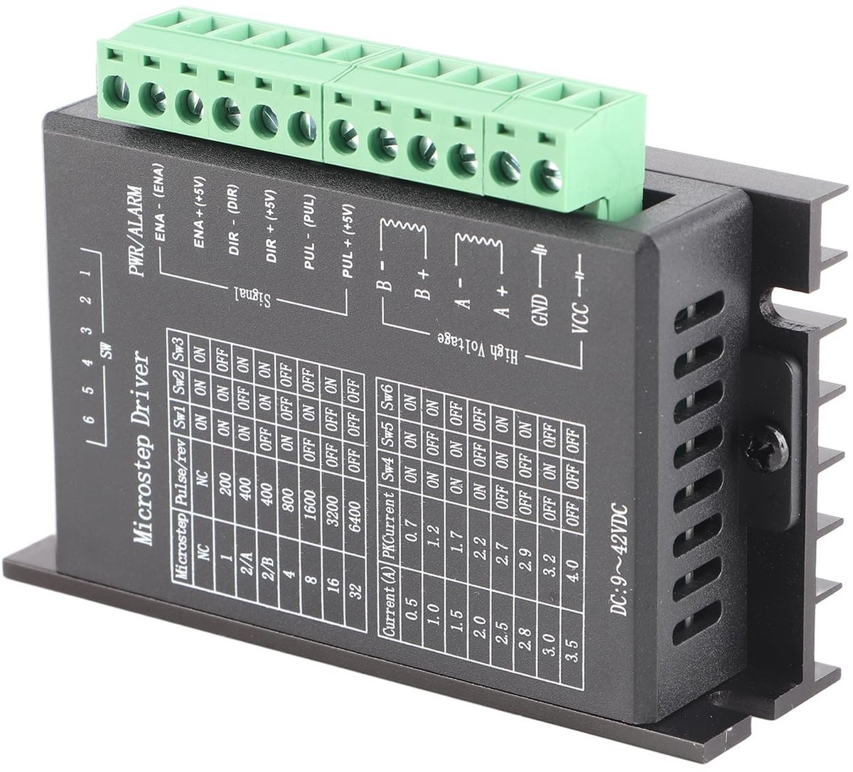 TB6600 Stepper Motor Driver Module 4.0A tot 42V - Hoogwaardige Controle
