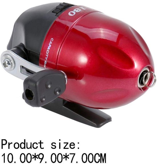 Allecto - Mini gesloten visreel - 2.6:1 gear ratio - Perfect voor vliegvissen - Robuust en gebruiksvriendelijk - Geschikt voor zoet en zout water — afbeelding 2