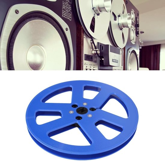 Lege 1/4 inch Tape Spoel van ABS Kunststof, Universele Open Spoel voor Geluidsopnames met 6 Windbestendige Gaten, Geschikt voor Studer en Opnameapparatuur — afbeelding 4