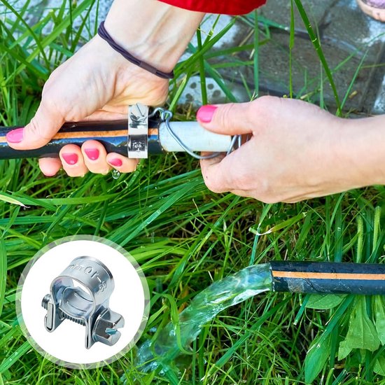 Mini Slangklemmen Set van 30 Stuks, Verstelbare Slangklemmen voor Brandstofleidingen, Uitlaatpijpen en Benzinetubes (7-15mm) van MINI — afbeelding 4