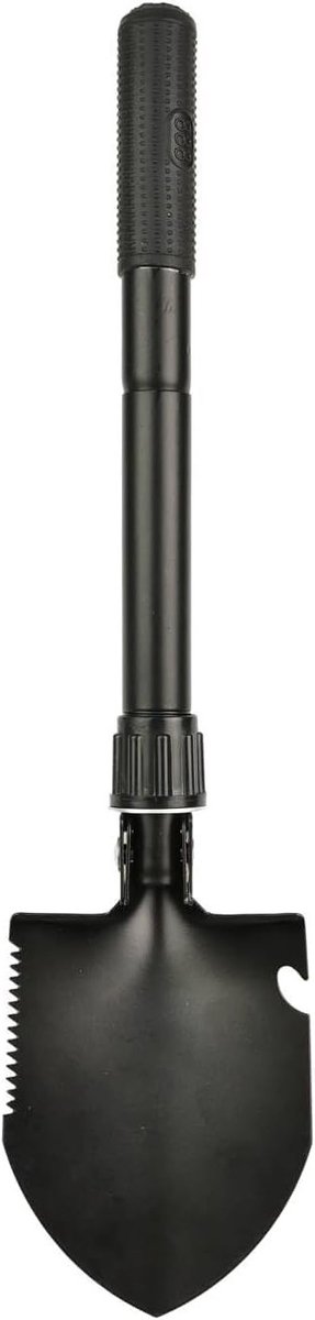 Dailygoods- Vouwspade Premium - Veldspade - Inklapbaar - Hoogwaardig Gelegeerd Staal - Multifunctioneel - Inclusief Kompas - Schep van Dailygoods — afbeelding 3